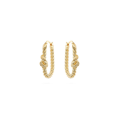 ETRUSCA JEWELS JEWELRY Mod. WSET00731.YG gold hoop earrings