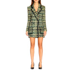 Elisabetta Franchi Green Viscose Women Blazer