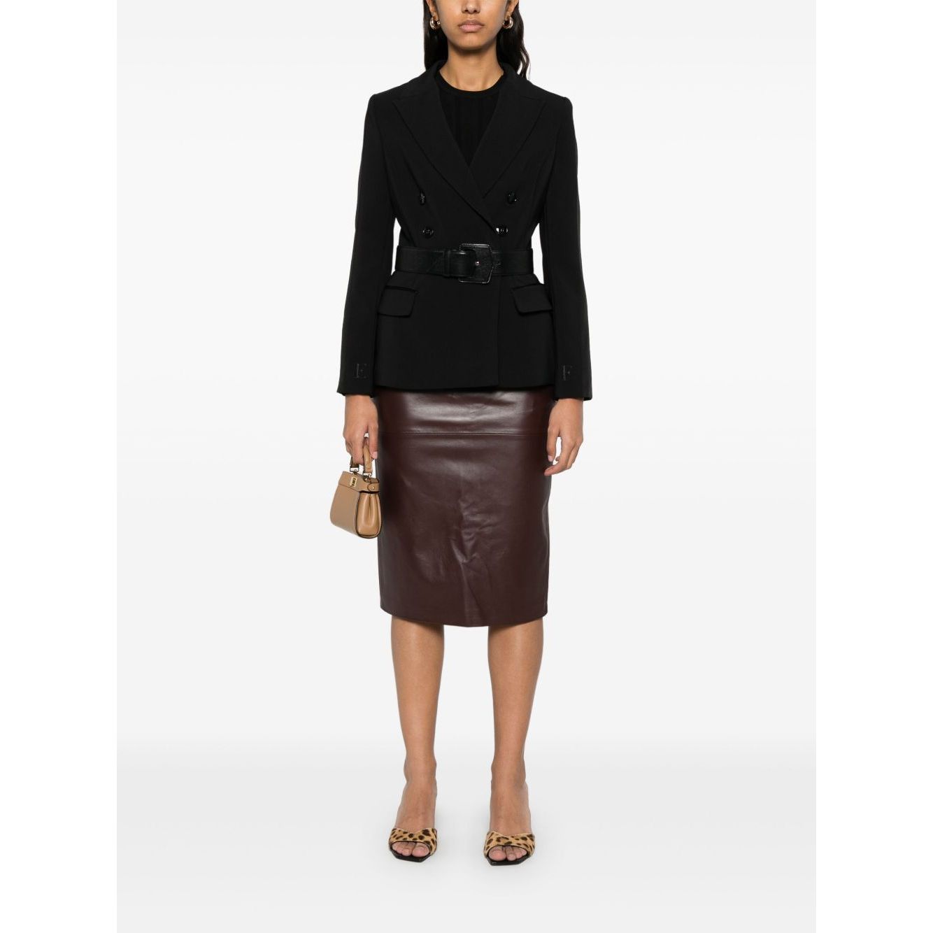 Elisabetta Franchi double breasted blazer