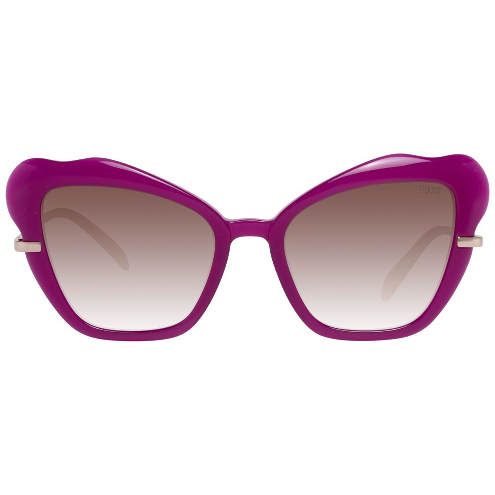 Emilio Pucci Purple Plastic Sunglasses