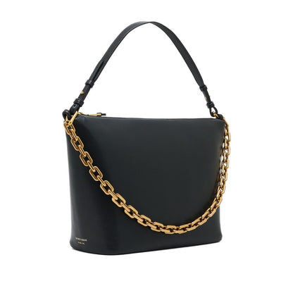 Emporio Armani Medium leather hobo bag with chain