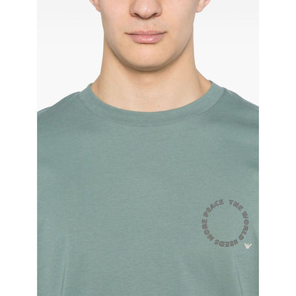 Emporio Armani T-shirts and Polos Green