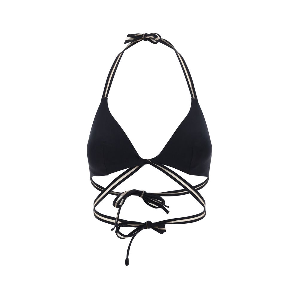 Front view with bag zipped and handles upright.