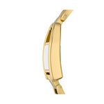 Side view of FOSSIL Mod. HARWELL ladies wristwatch with 28 mm case, shown in official packaging.