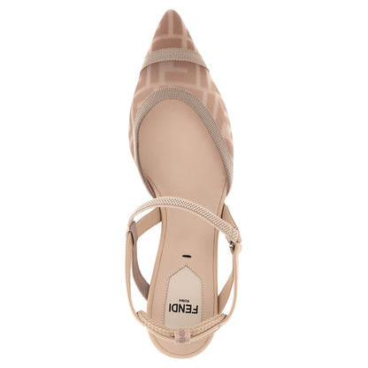 Fendi Multicolor Polyamide Mid Heel Pumps