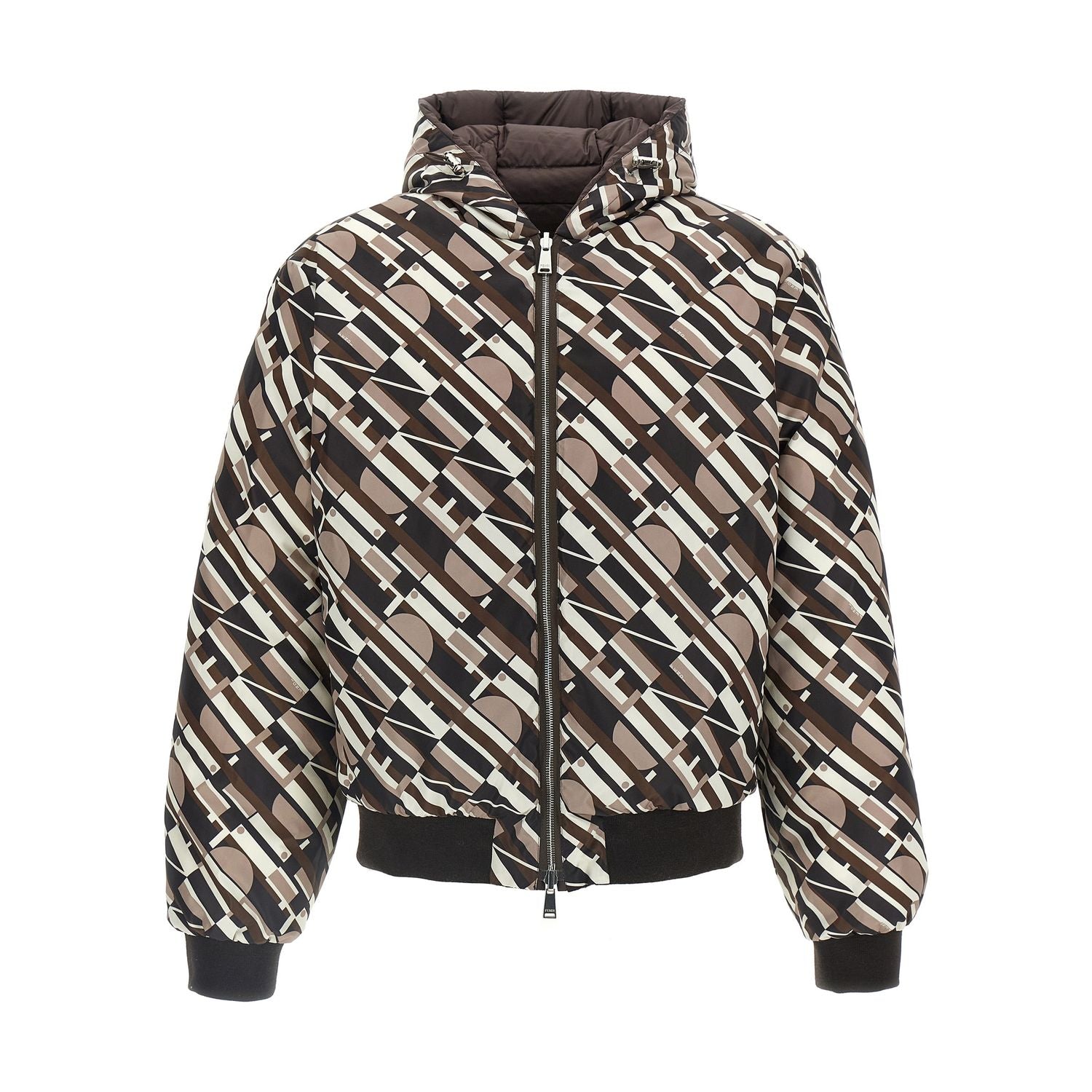 Fendi Multicolor Polyester Shell Jacket