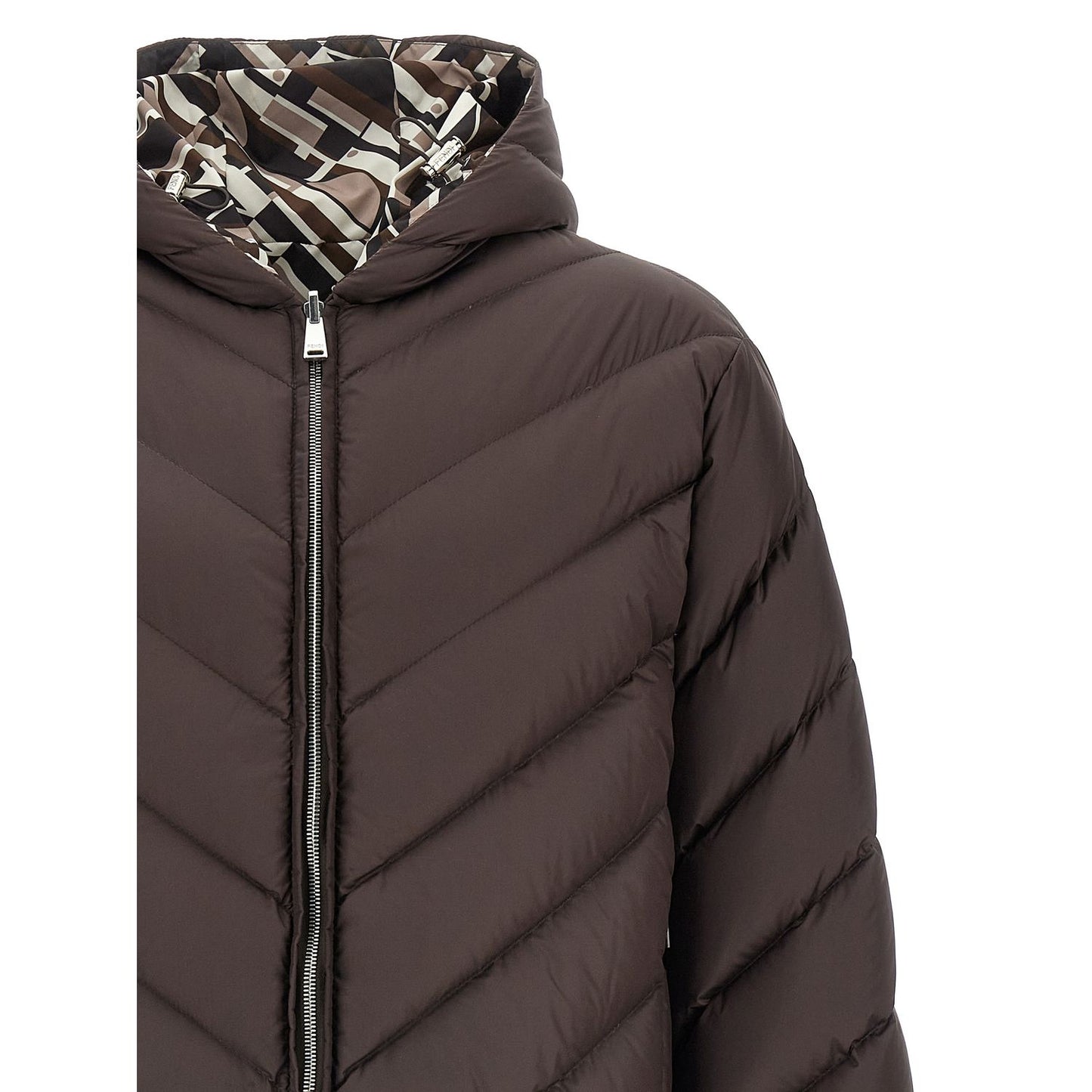Fendi Multicolor Polyester Shell Jacket