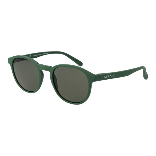 Green sunglasses for men GANT MOD. GA7234 5097N with round lenses and stylish design.