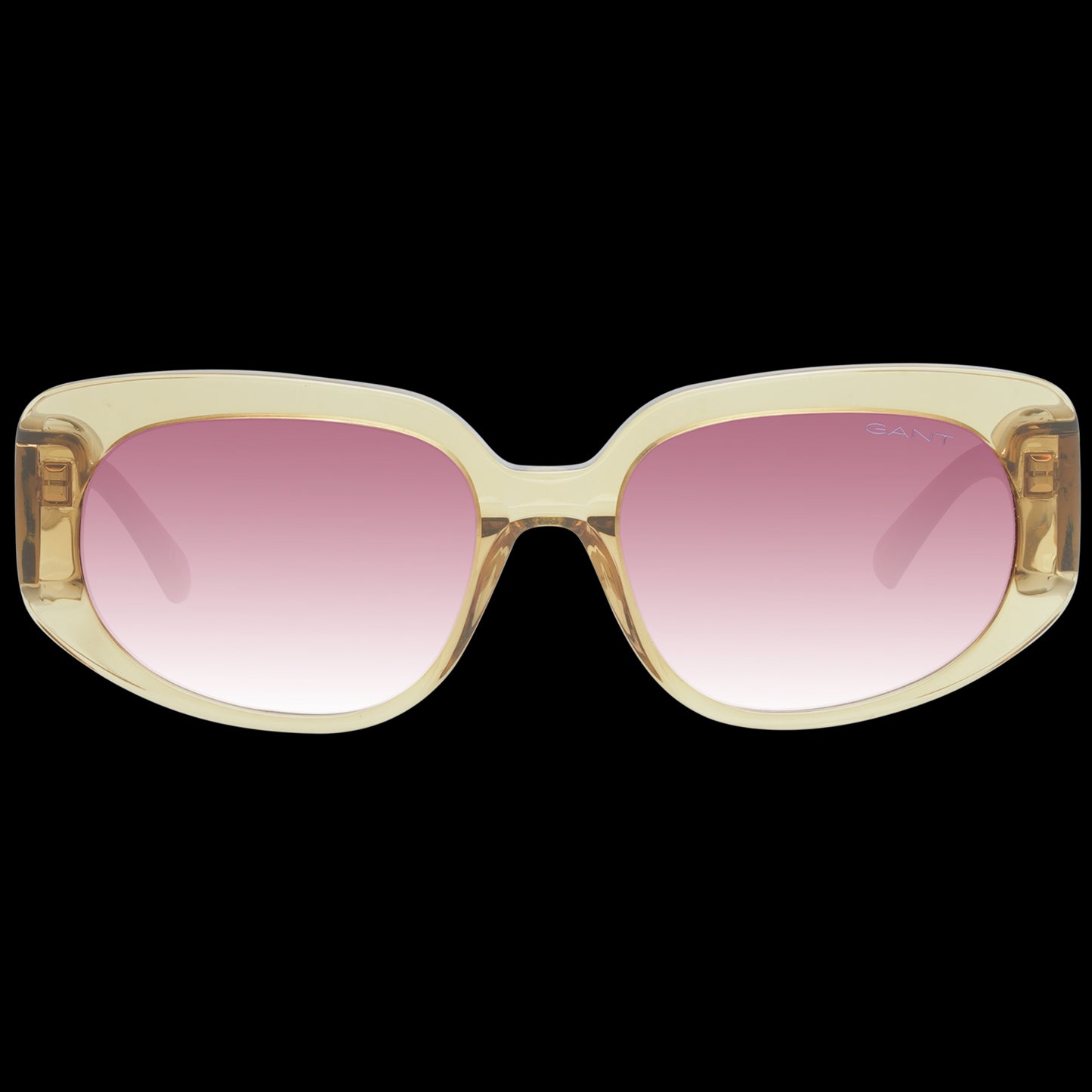 GANT MOD. GA8095 5357F lady sunglasses with pink gradient lenses and beige frame, front view