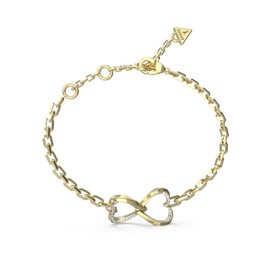 GUESS JEWELS JEWELRY Mod. JUBB04618JWYGS gold bracelet with infinity symbol