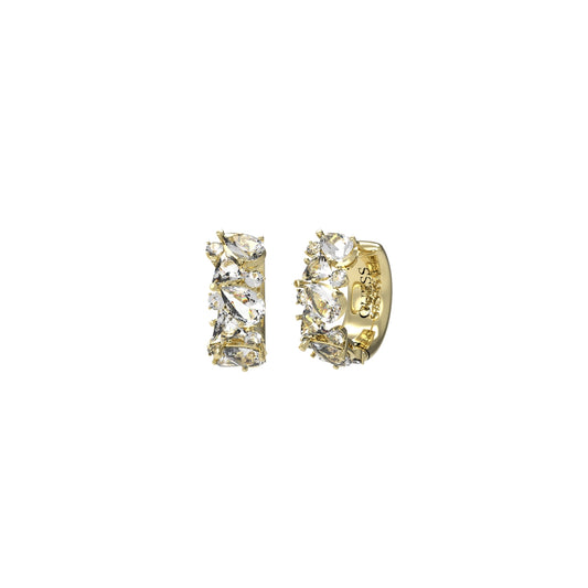 Elegant earrings from GUESS JEWELS JEWELRY Mod. JUBE04411JWYGT-U with crystal embellishments.
