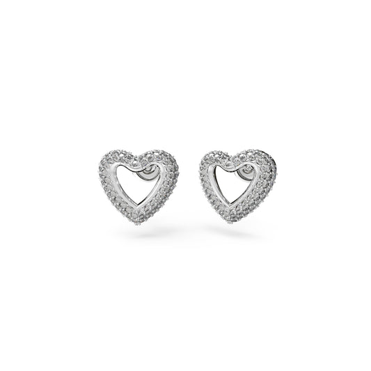 Heart-shaped earrings from GUESS JEWELS JEWELRY Mod. JUBE05028JWRHT-U.