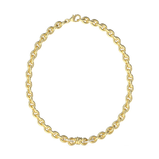 GUESS JEWELS JEWELRY Mod. JUBN04005JWYGT-U elegant gold chain necklace