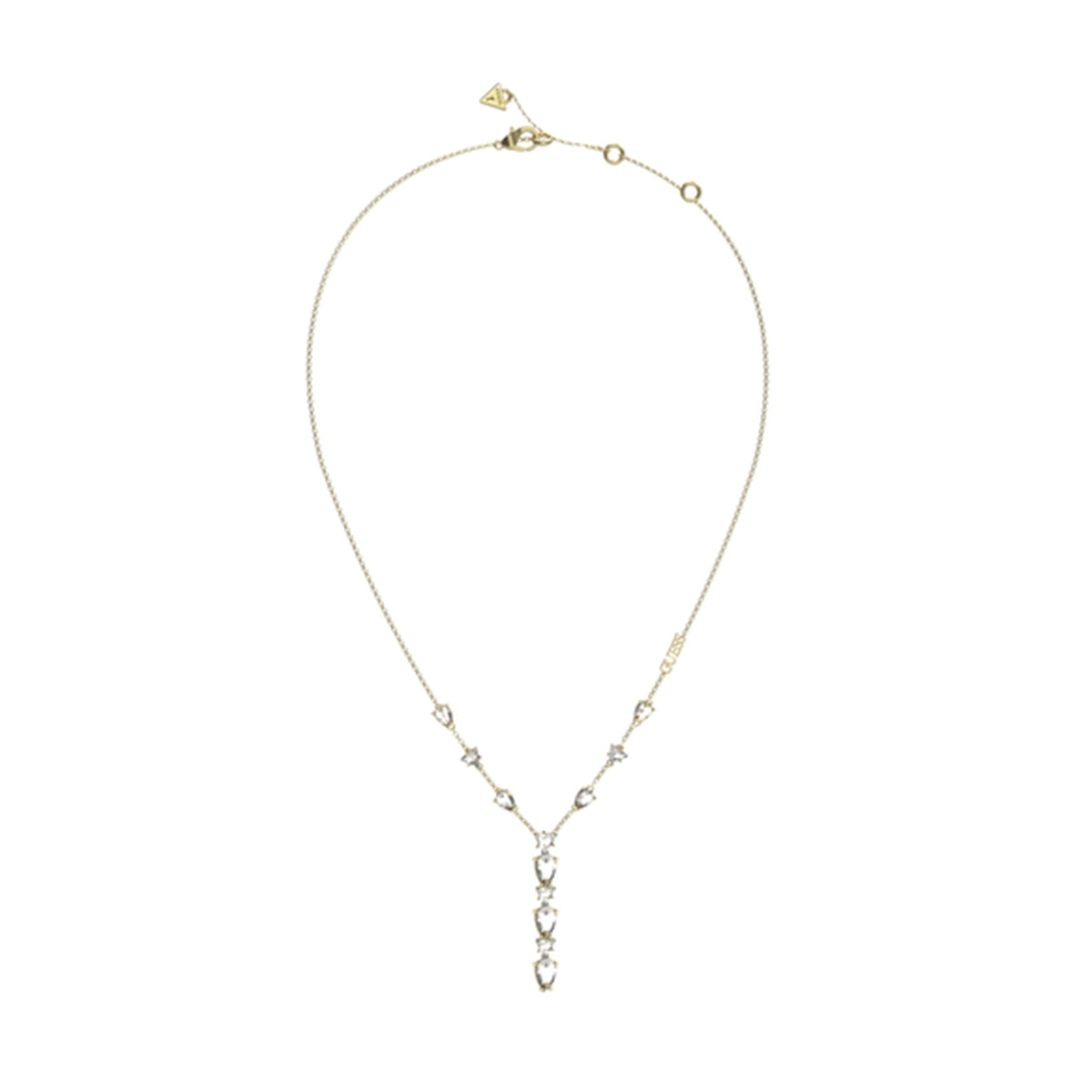 GUESS JEWELS JEWELRY Mod. JUBN04408JWYGT-U gold necklace with elegant chain and pendant design