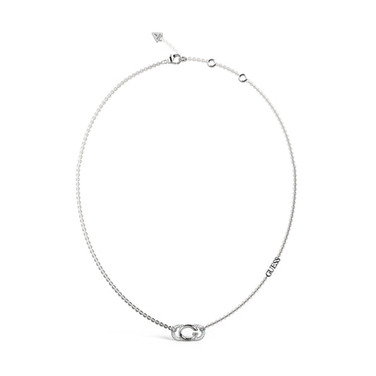 GUESS JEWELS JEWELRY Mod. JUBN04509JWRHT-U elegant silver necklace