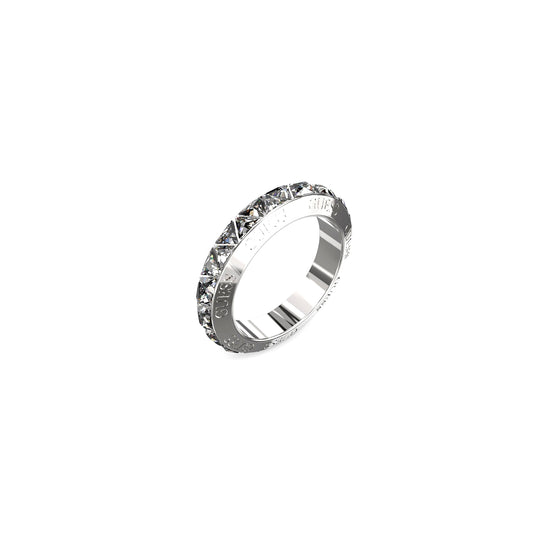 GUESS JEWELS JEWELRY Mod. JUBR04575JWRH56 silver ring