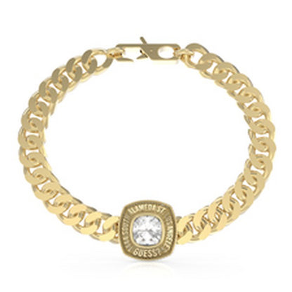 GUESS JEWELS JEWELRY Mod. JUMB01373JWYGS gold bracelet with crystal accent