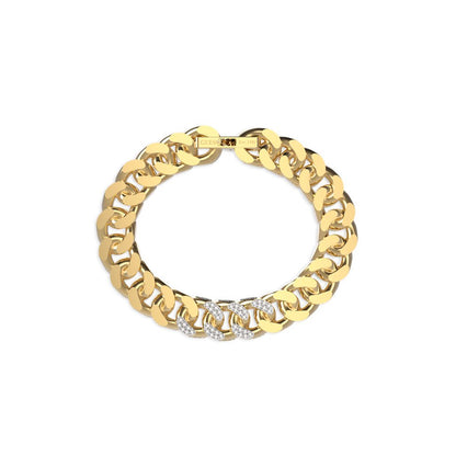 GUESS JEWELS JEWELRY Mod. JUMB01380JWYGS gold bracelet with crystal accents