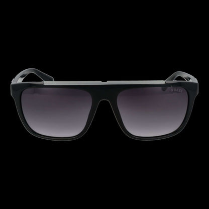 GUESS MOD. GU00122 5701B men's sunglasses with black frame and gradient lenses, stylish eyewear for men.