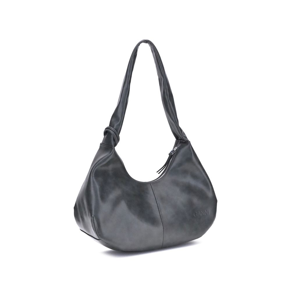 Front view with bag zipped and handles upright.
