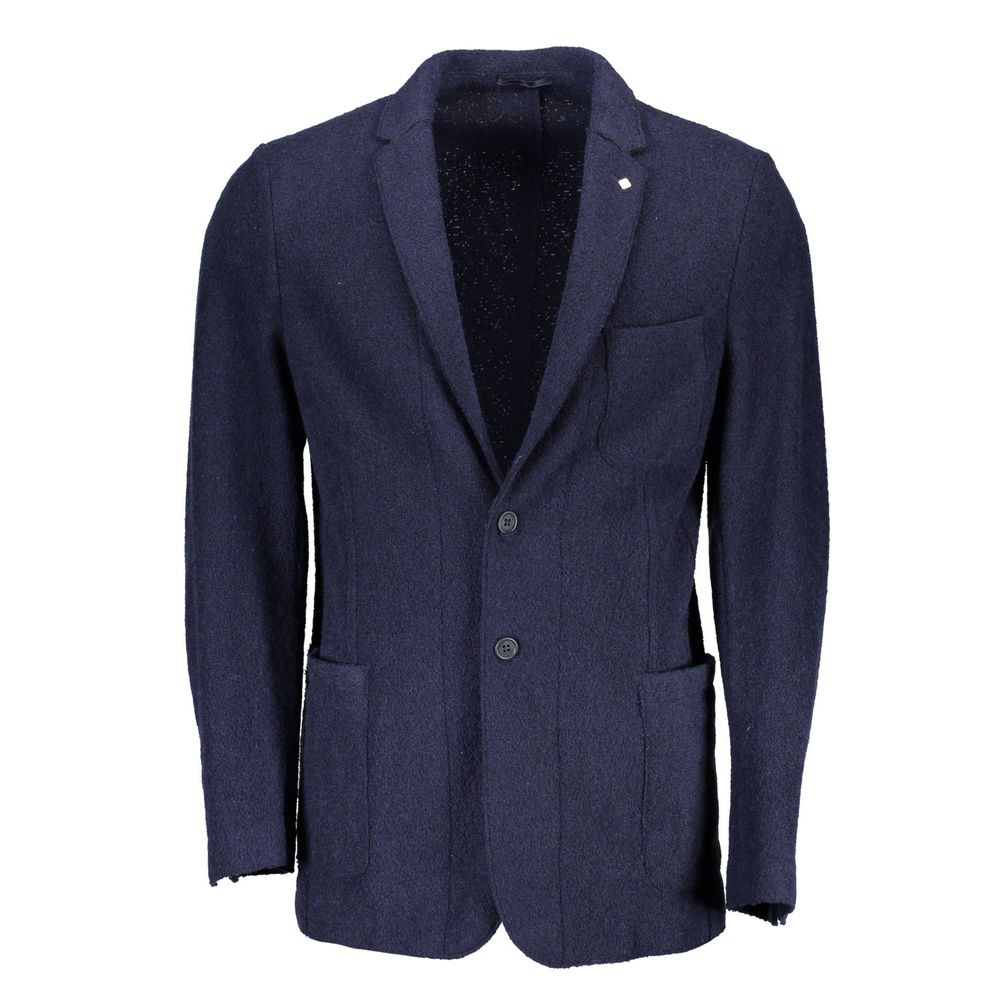 Gant Blue Wool Blazer1728,67400106144,Blazers - Suits & Blazers - Clothing,Blue,Clothing,Gant,IT50 | L,Men,New with tags,Suits & Blazers - Clothing