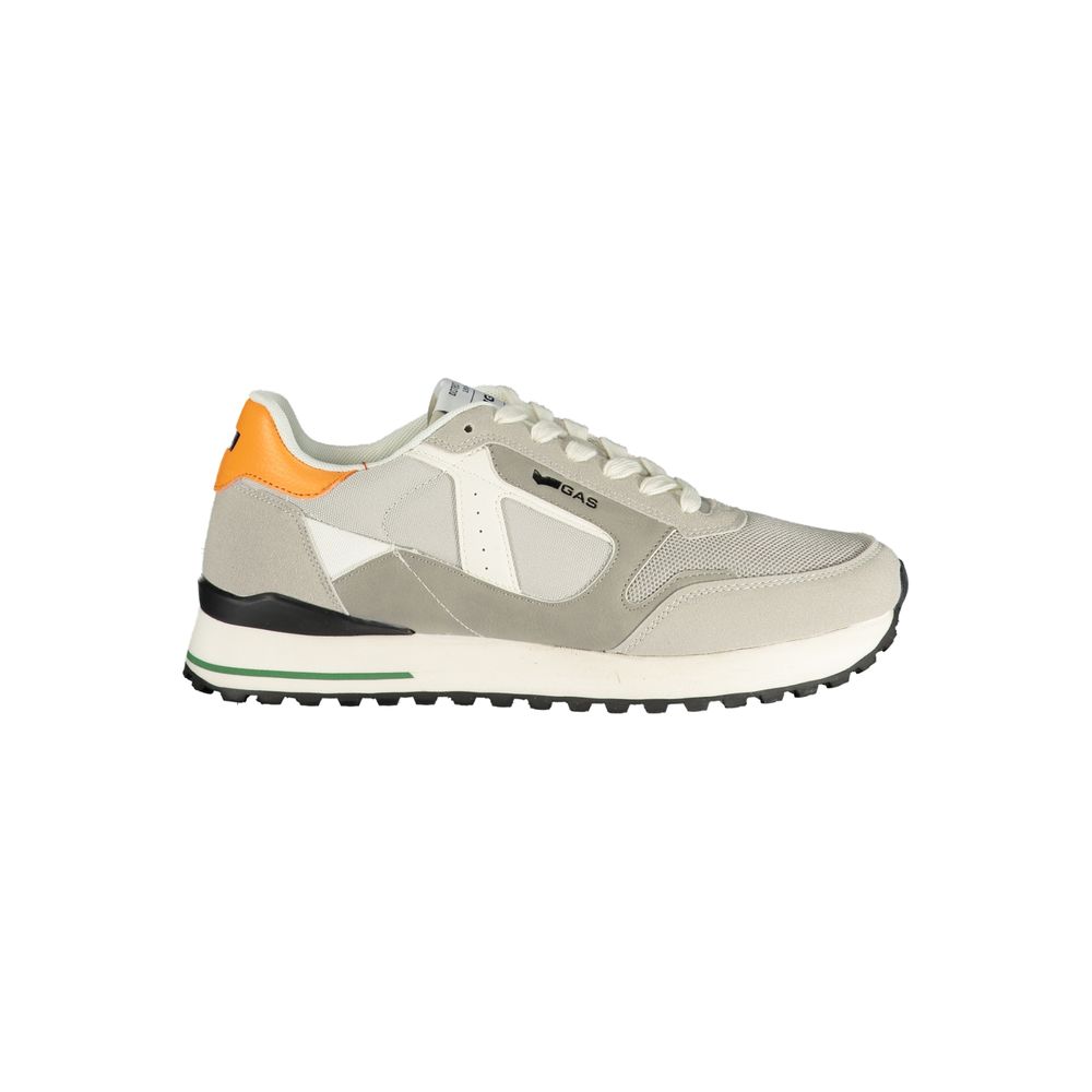 Gas Grigio Polyurethane Men Sneaker 1728,67403481248,Athletic - Sneakers - Shoes,EU40/US7,EU41/US8,EU42/US9,EU43/US10,EU44/US11,EU45/US12,Gas,Gray,Men,New with tags,Shoes,Sneakers - Shoes