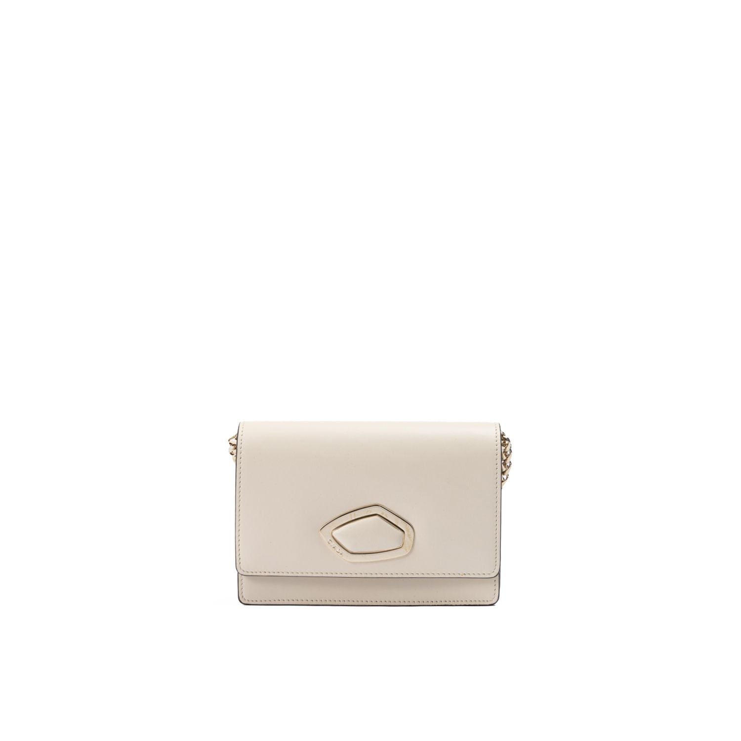 Front view with bag zipped and handles upright.
