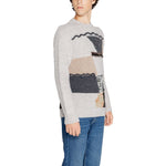 Gianni Lupo Beige Marabou Sweater