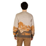Gianni Lupo Brown Marabou Sweater