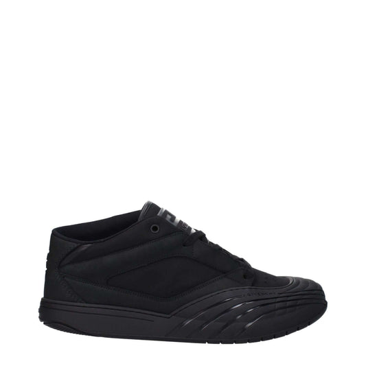 Givenchy Black Fabric Low Top Sneakers