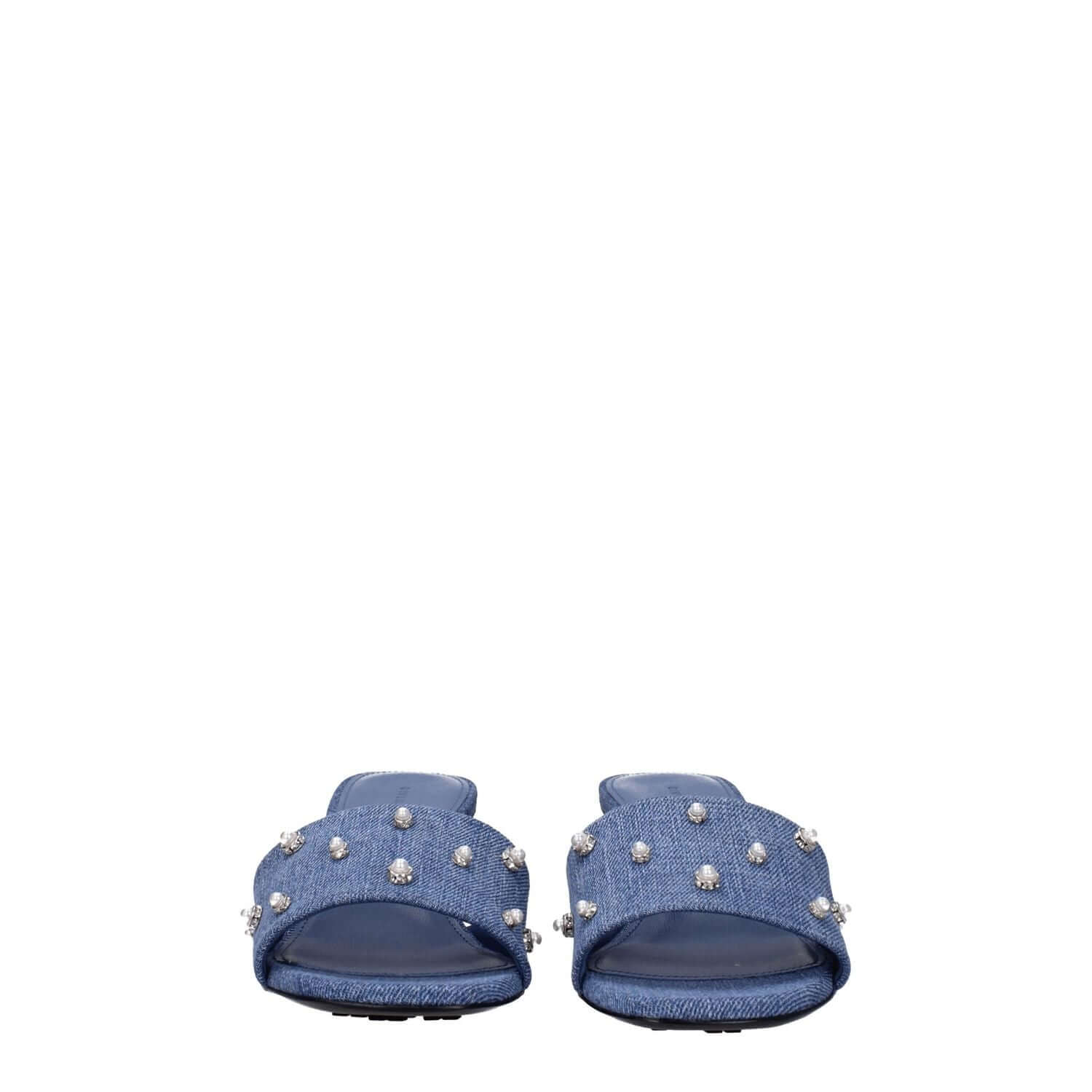 Givenchy Blue Fabric Sandals
