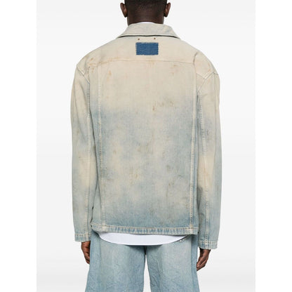 Golden Goose Coats Clear Blue