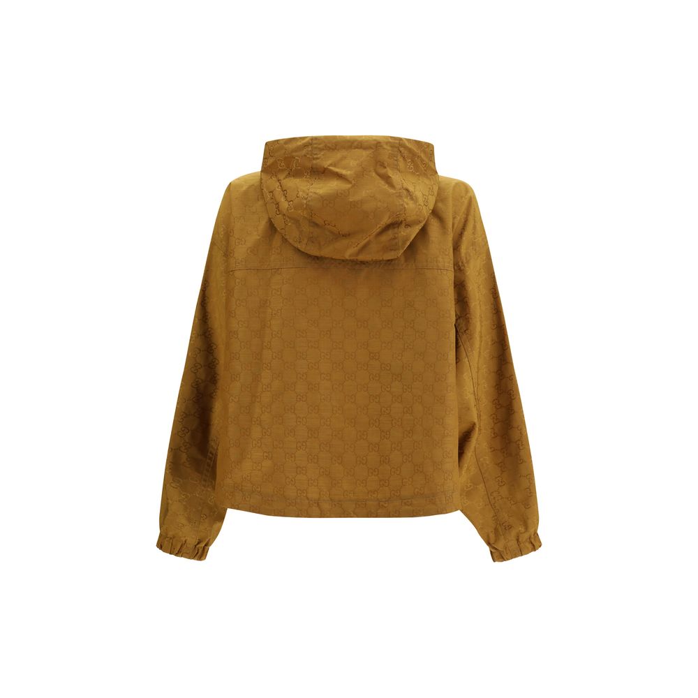Gucci Beige Nylon Shell Jacket 1728,72470364320,Beige,Clothing,Gucci,IT38 | S,IT40 | M,IT42 | L,Jackets & Coats - Clothing,New with tags,Shell Jackets - Jackets & Coats - Clothing,Women