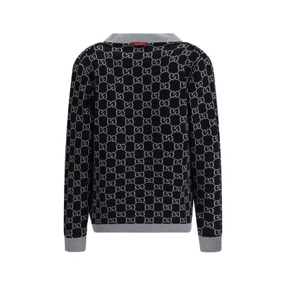 Gucci Black Wool Cardigan