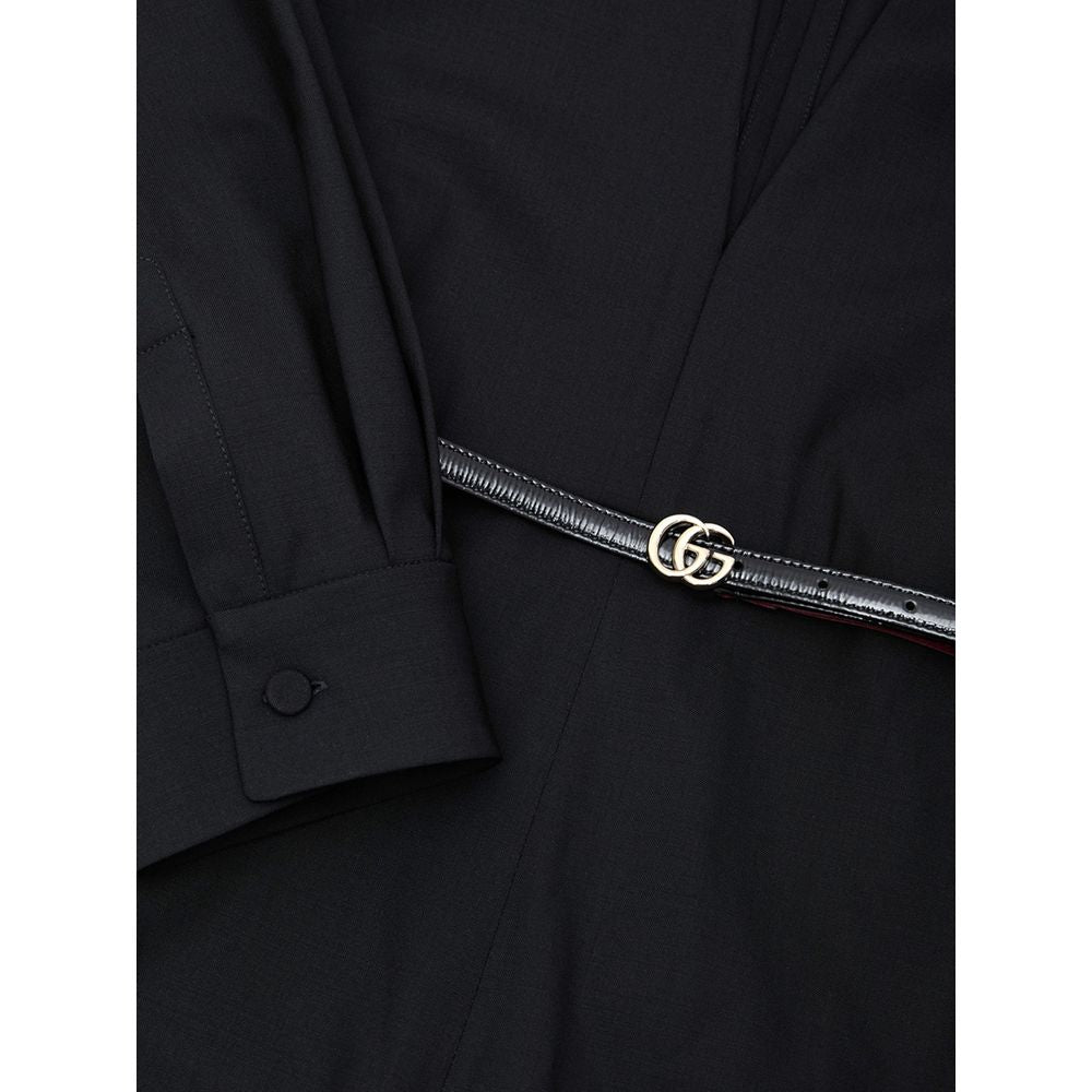 Gucci Black Wool Jumpsuit