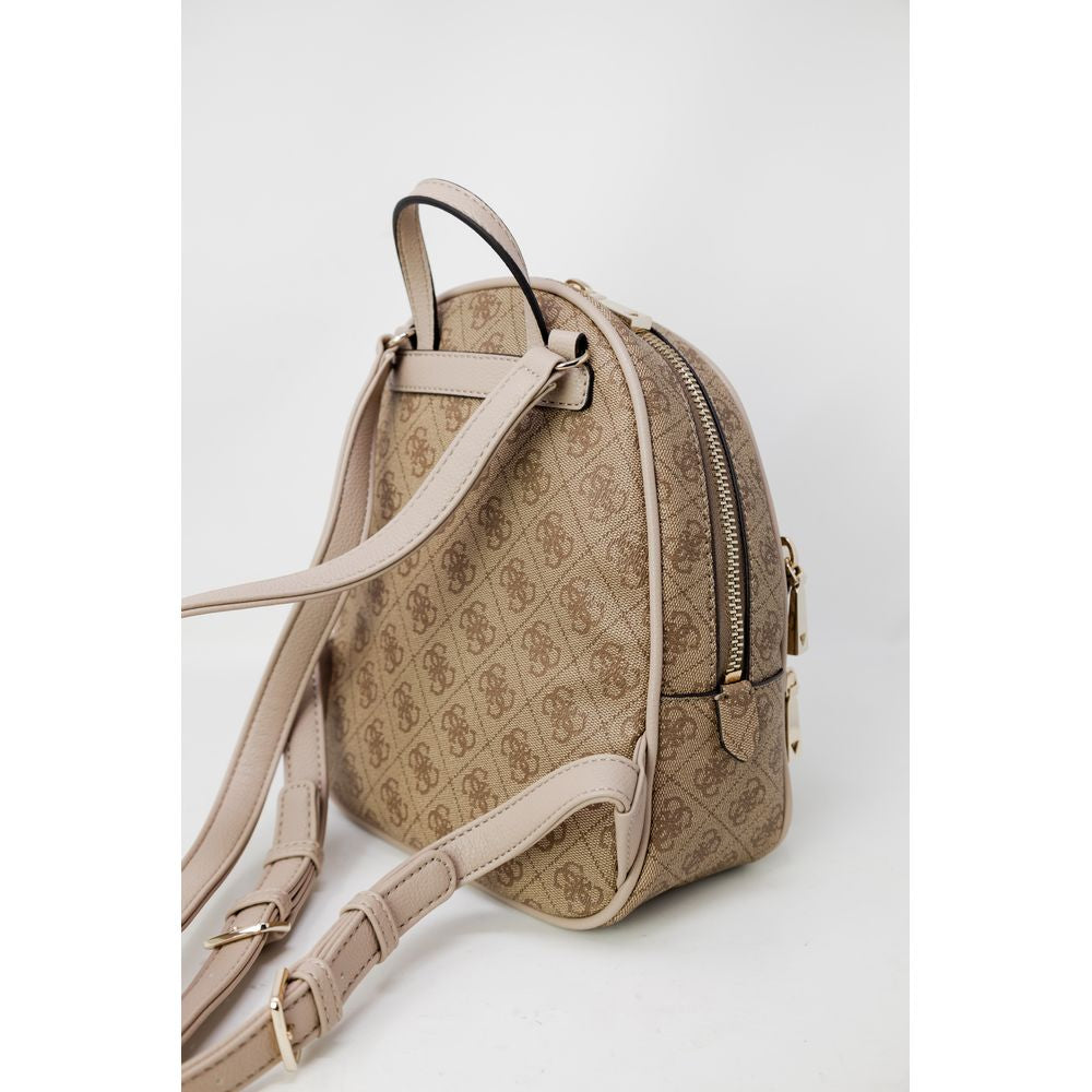 Front view with bag zipped and handles upright.