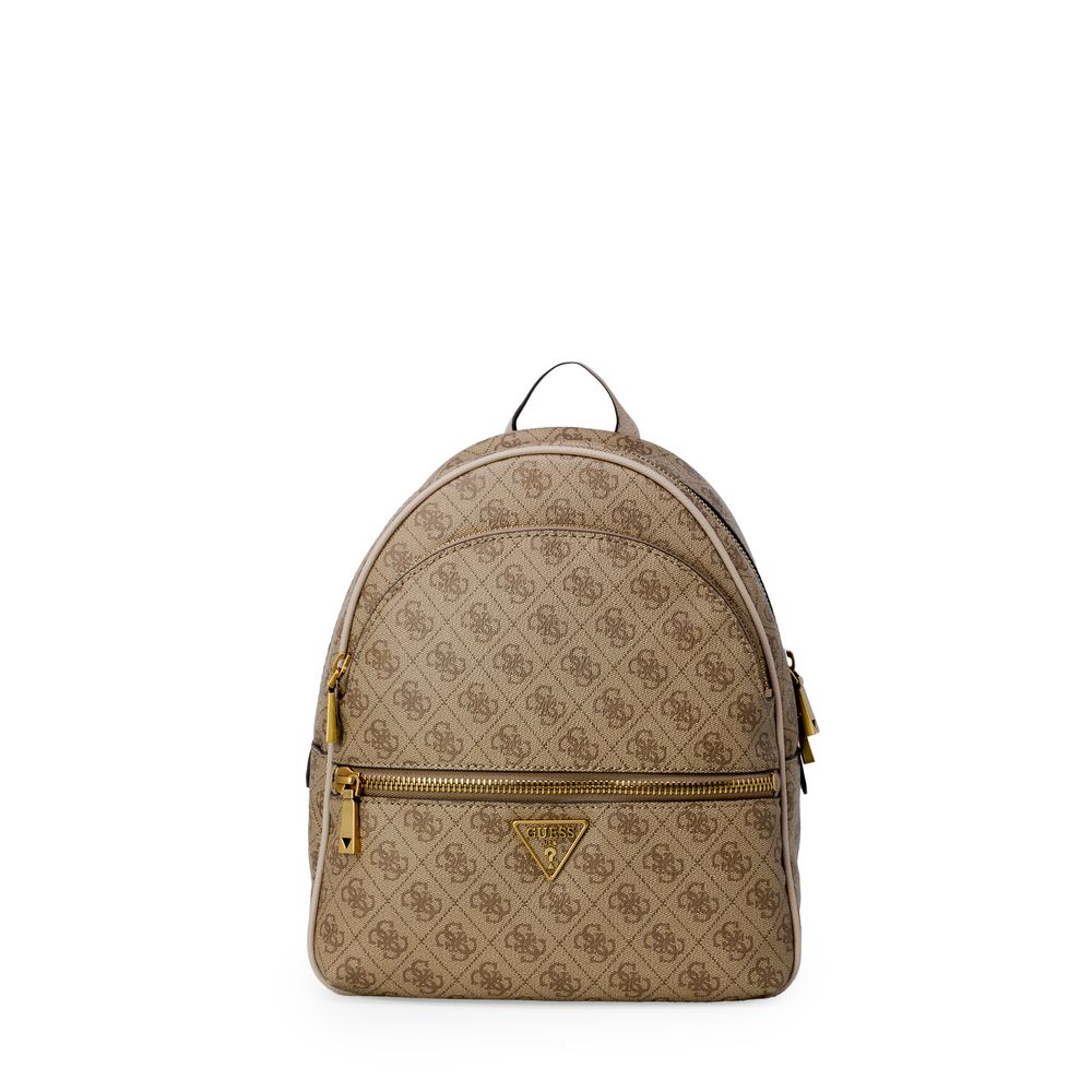 Front view with bag zipped and handles upright.