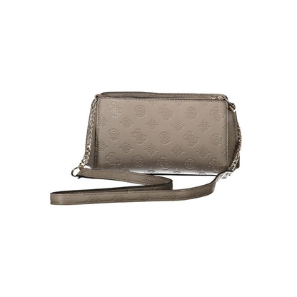 Guess Jeans Marrone Poliuretano Female Shoulder Bag