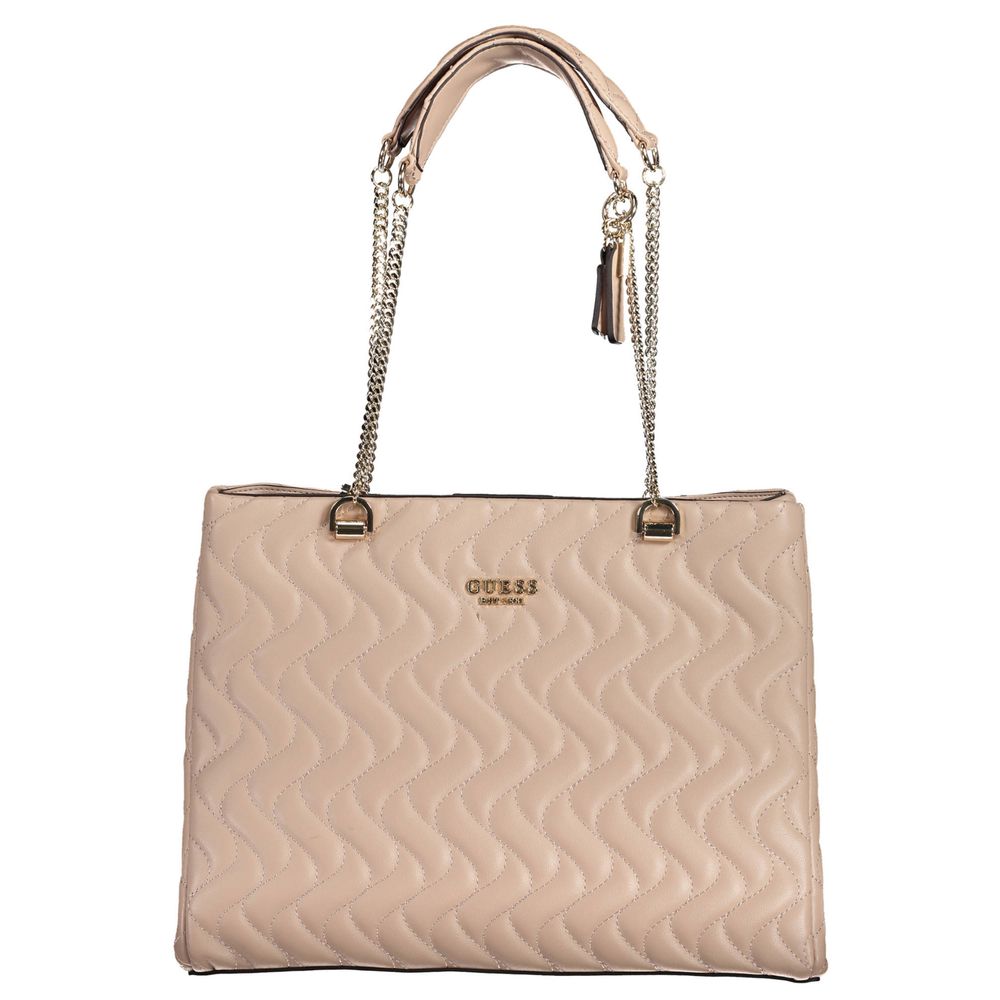 Front view with bag zipped and handles upright.