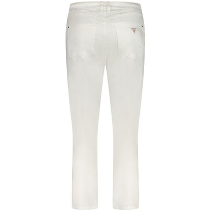 Guess Jeans White Cotton Women Skinny Jean