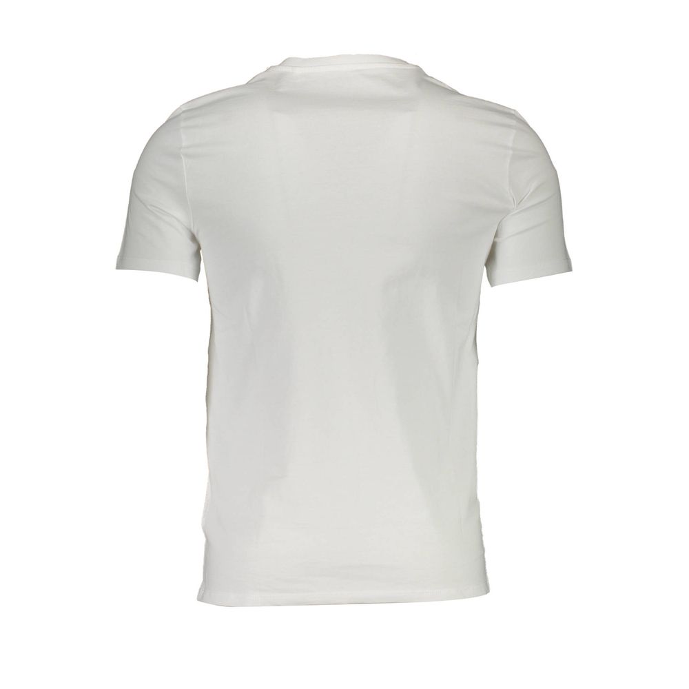 Guess Jeans White Organic Cotton Men T-Shirt