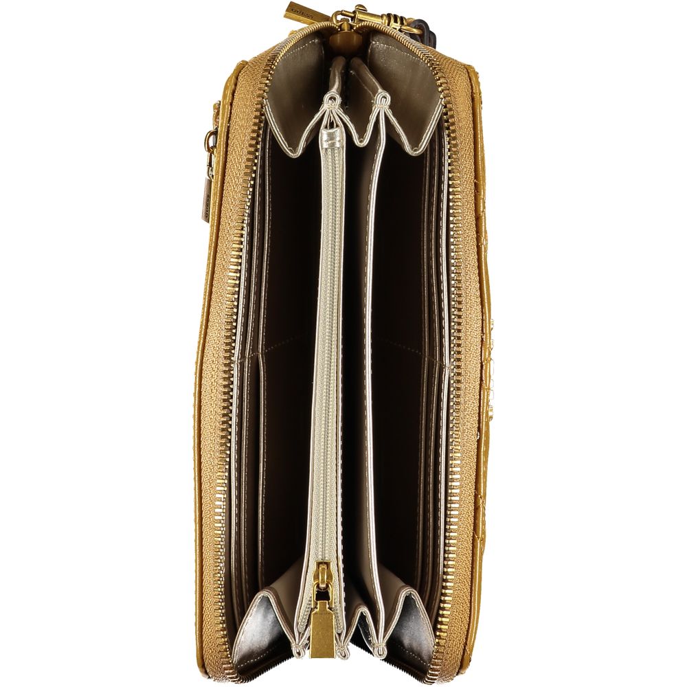 Front view with bag zipped and handles upright.