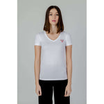 Guess White Cotton T-Shirt