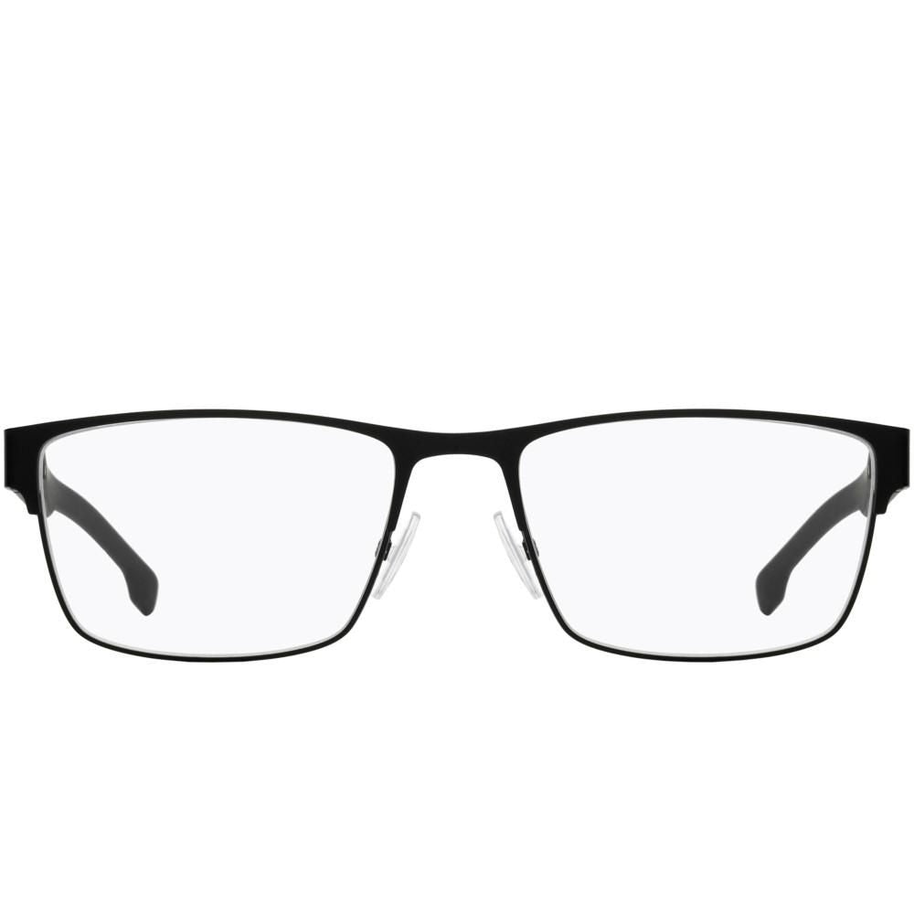 HUGO BOSS MOD. BOSS 1040 gent's eyeglasses in sleek stainless steel frame, front view.