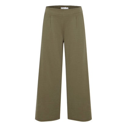 ICHI Green Recycled Polyester Pant