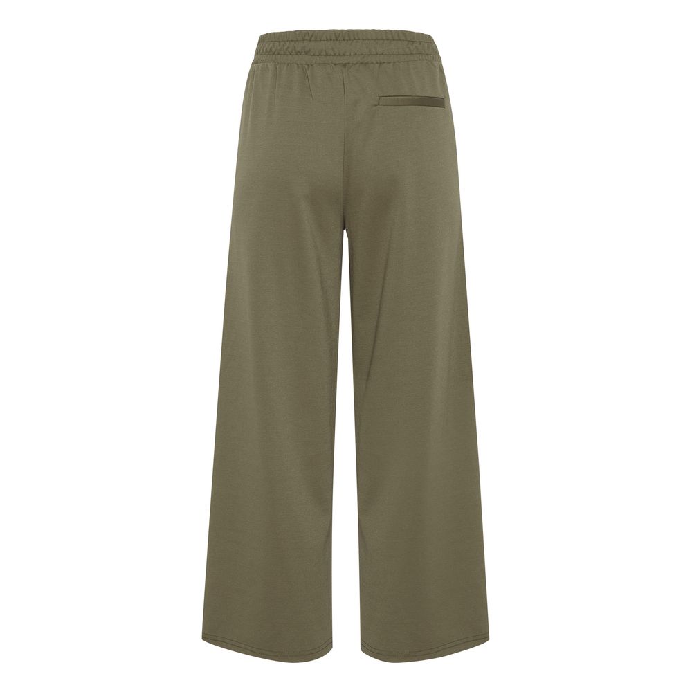 ICHI Green Recycled Polyester Pant