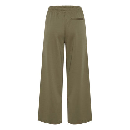 ICHI Green Recycled Polyester Pant