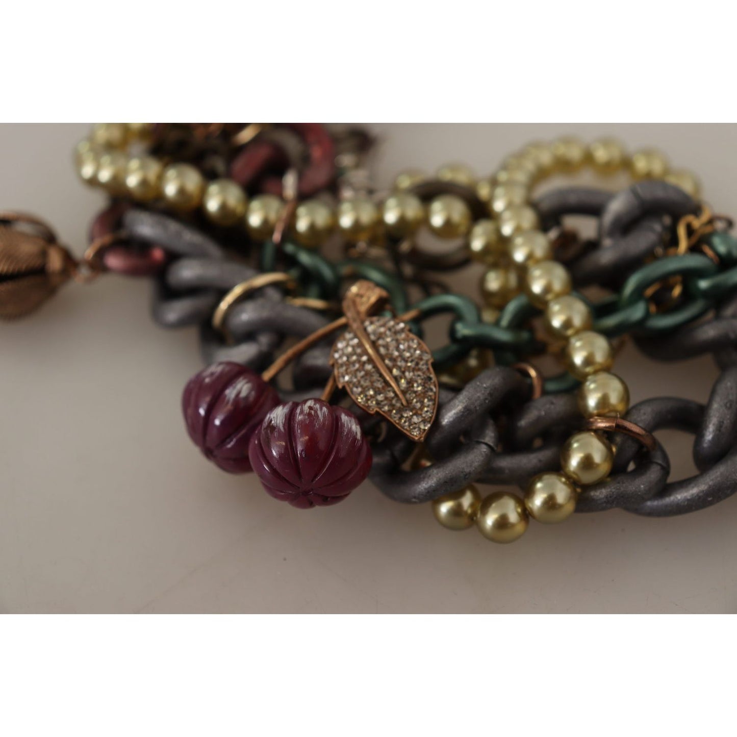 WOMAN NECKLACE Sicilian Elegance Gold-Tone Statement Necklace Dolce & Gabbana