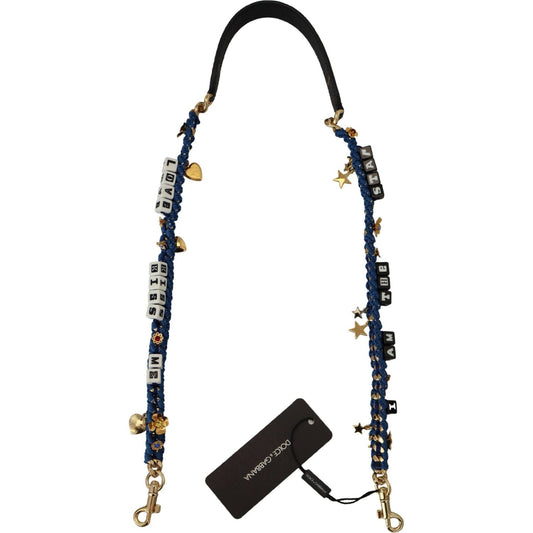 Dolce & Gabbana Multicolor Lux Leather Shoulder Strap multicolor-embellished-bag-shoulder-strap