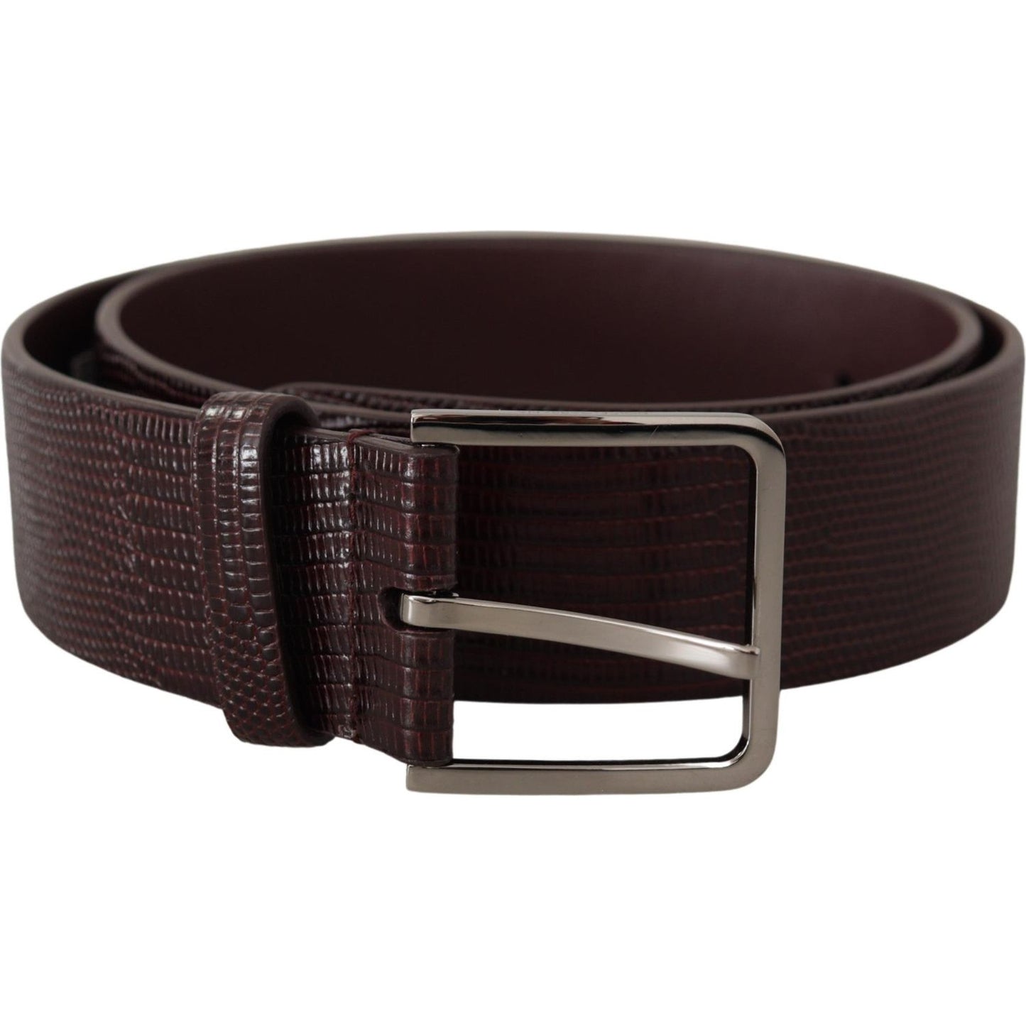 Elegant Dark Brown Leather Belt